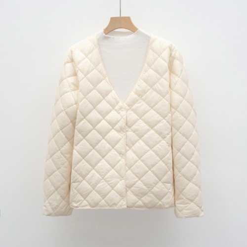 平湖馳新羽絨內(nèi)膽新國標90絨秋冬輕薄羽絨服女V領內(nèi)搭外穿外套